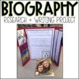 Biography Research Project | Writing Template and Lapbook