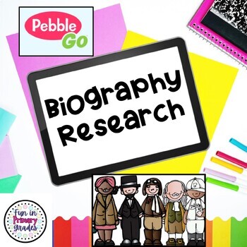 Preview of Biography Research with PebbleGo