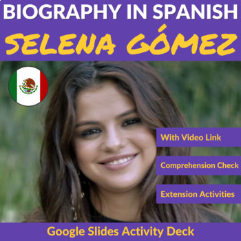selena gomez biography in spanish