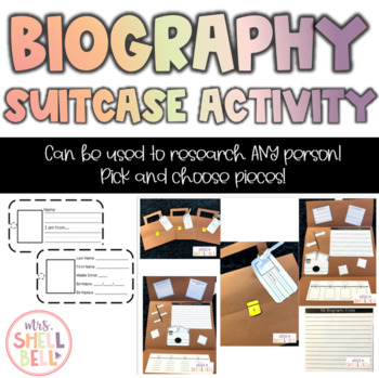 Preview of Biography Study Suitcase
