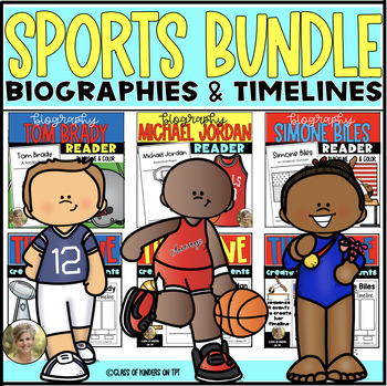 Preview of Biography & Timeline Sports Stars:  Football, Basketball & Gymnastics
