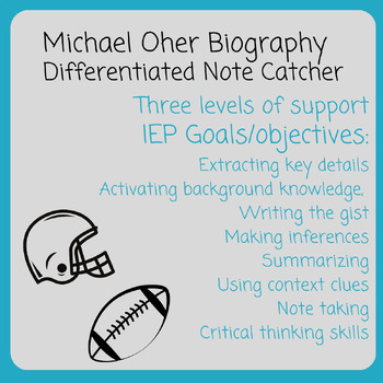 Biography Video Note Catcher: Michael Oher
