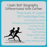 Biography Video Note Catcher: Usain Bolt