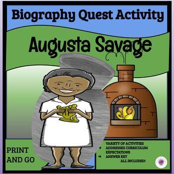 Preview of Biography Webquest Activity ~ Augusta Savage