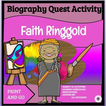 Preview of Biography Webquest Activity ~ Faith Ringgold