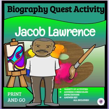 Preview of Biography Webquest Activity ~ Jacob Lawrence