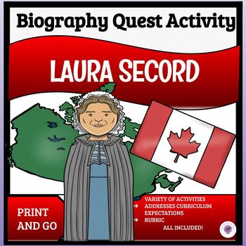 Preview of Biography Webquest Activity - Laura Secord