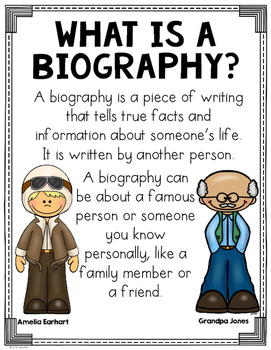 biography definition in kid language