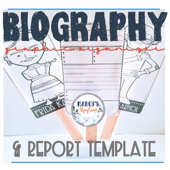 Preview of Biography Writing Organizer for 3rd, 4th grade & 5th grade