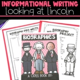 Biography Writing with Looking at Lincoln