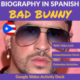 Biography in Spanish - Bad Bunny (Rapper) - Puerto Rico