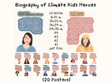 Biography of Climate Kids Heroes, Earth Month,  Earth Day,