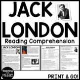 Biography of Jack London Reading Comprehension Worksheet C