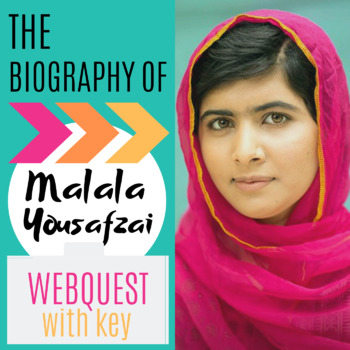 Biography Of Malala Yousafzai Webquest With Key By Hist Eo Geo Tpt