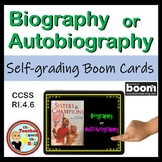 Biography or Autobiography? Boom Cards Digital ELAR Activity