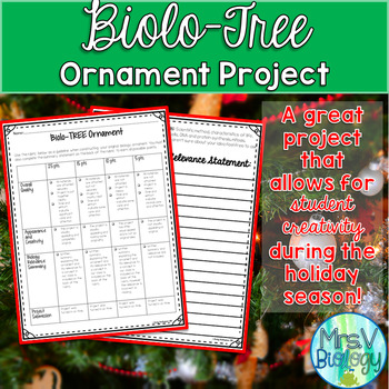 Preview of Biolo-TREE Ornament Christmas/Holiday Project