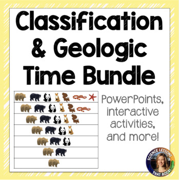 Preview of Geologic Time and Classification Bundle