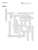 Dna Crossword Puzzle Worksheets Teaching Resources Tpt