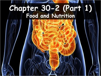 Preview of Biology - 30.2 (Part 1) Food and Nutrition PPT and Guided Notes