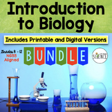 Introduction to Biology Bundle | Printable and Digital Distance Learning