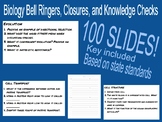Biology Bell Ringers, Closures, Knowledge Check - FULL YEA