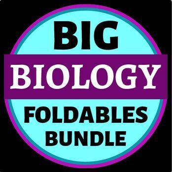 Preview of Biology Big Foldables BUNDLE for INBs or Binders - 30% OFF