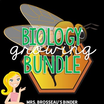 Preview of Biology Bundle | Lessons, Doodle Notes, Review for Secondary Science