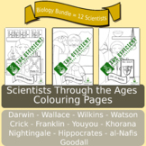 Biology Bundle - Scientists Throughout The Ages Colouring Page
