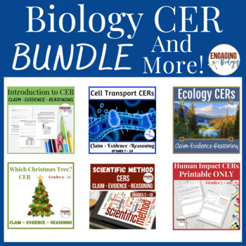 Preview of Biology CER Bundle