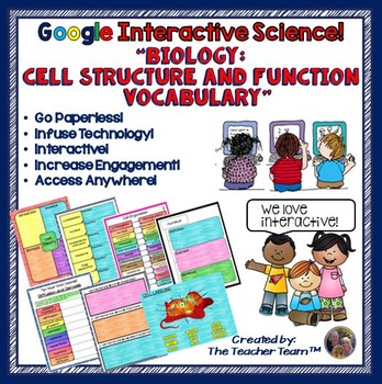 Preview of Cell Structure |  Google Classroom Activities | Google Slides