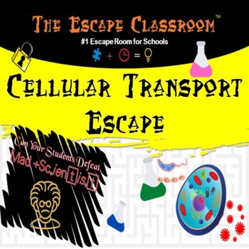 Preview of Biology: Cellular Transport Escape Room | The Escape Classroom