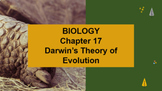 Biology Ch 17 Darwin's Theory of Evolution MS Word Guided 