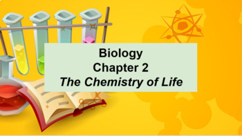 Preview of Biology Ch 2: The Chemistry of Life Google Docs Guided Notes & Slides