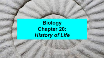 Preview of Biology Ch 20 History of Life Google Doc Guided Notes & Slides