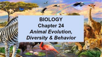 Preview of Biology Ch 24 Animal Evolution/Diversity/Behavior GoogleDoc GuidedNotes & Slides