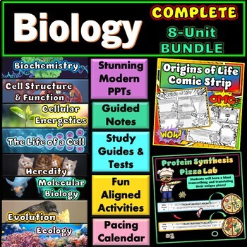 Preview of Biology Year Curriculum Bundle