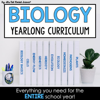 Preview of Biology Curriculum - FULL YEAR Bundle