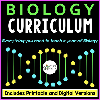 Preview of Biology Curriculum Full Year Bundle