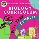 Biology Lessons and Curriculum for the ENTIRE YEAR