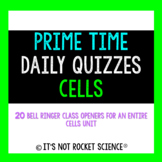 Biology Daily Bell Ringers/Exit Slips - Cells