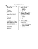 Biology Diagnostics Test EOCT