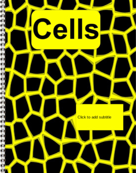 Preview of Biology Digital Notebook:  Unit 3-Cells