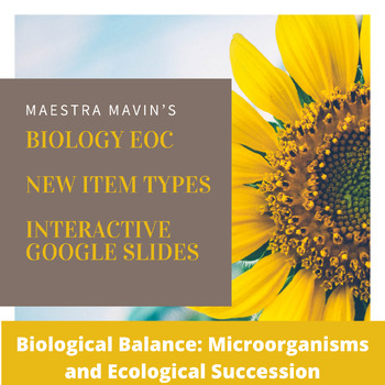 Preview of Biology EOC New Question Types Interactive Slides Biological Balance