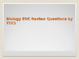 Biology EOC/STAAR Questions & Reviews by TEKS (2013-2022)