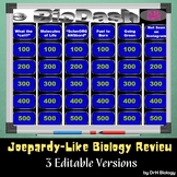 Biology EOC STAAR Jeopardy Style Review Game
