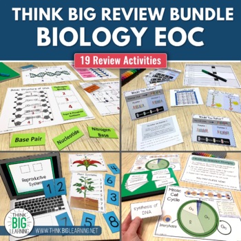 Biology EOC STAAR Review Activity Bundle by Think Big ...