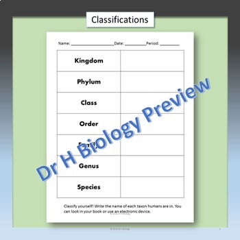 Biology STAAR Review - Evolution & Classification by DrH Biology