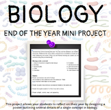 Biology End of Year Poster Mini Project 
