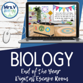 Biology End of the Year DIGITAL Escape Room (End of Year Review)