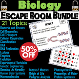 Biology Escape Room Science: Genetics, Heredity, Mitosis, 
